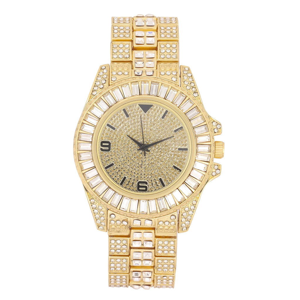Queen Gold) Set ST10327ML Watch and King Hers for on Point His/Hers Hip - Couple Matching (ST10372Gold - His and Hop Perfect Bling'ed Today's Power Out