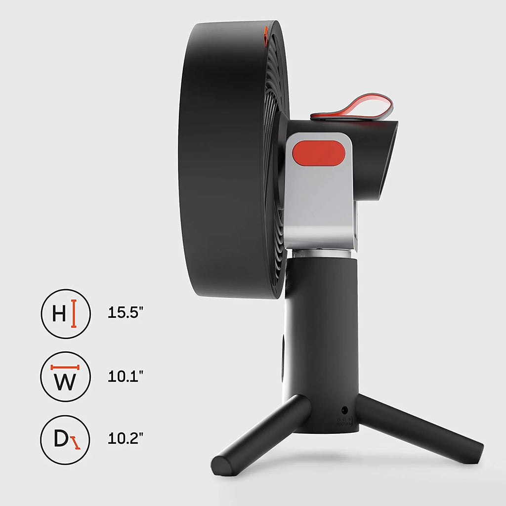 SPIN Sharper Desktop Image Fan, Oscillating 15.5", Black 10
