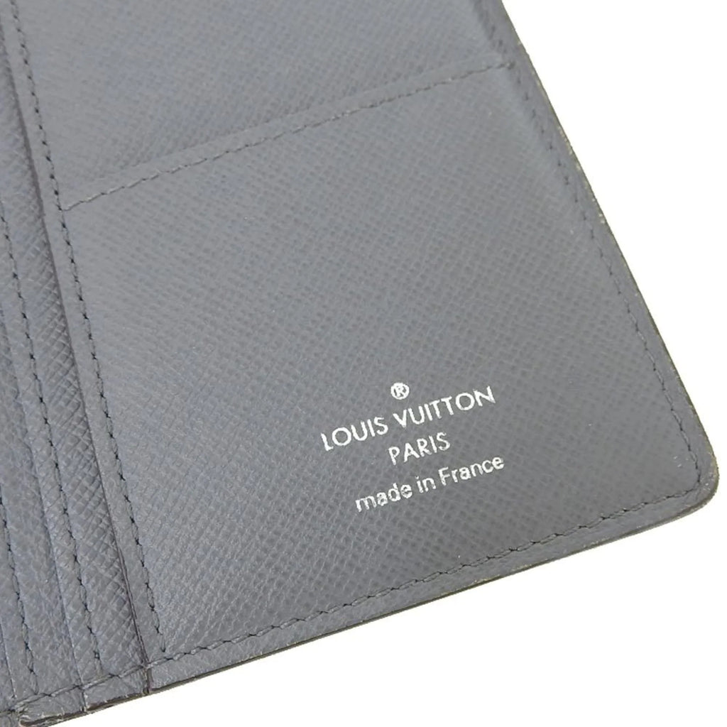LOUIS VUITTON Long Pre-Owned Brother (Good) Vuitton M32653 Bifold Portefeuille Louis Wallet Glacier Taiga