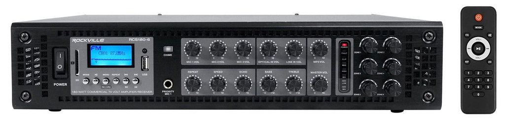 Commercial (5) JBL Outdoor Landscape CONTROL Speakers+Amplifier 5.25" 70v 85M
