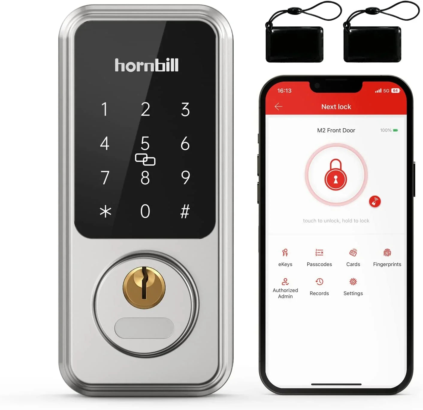 Keyless Lock, Airbnb Smart House Code Door for Door Entry Electronic Deadbolt: Front Digital Locks Keypad Bluetooth Locks GOURE