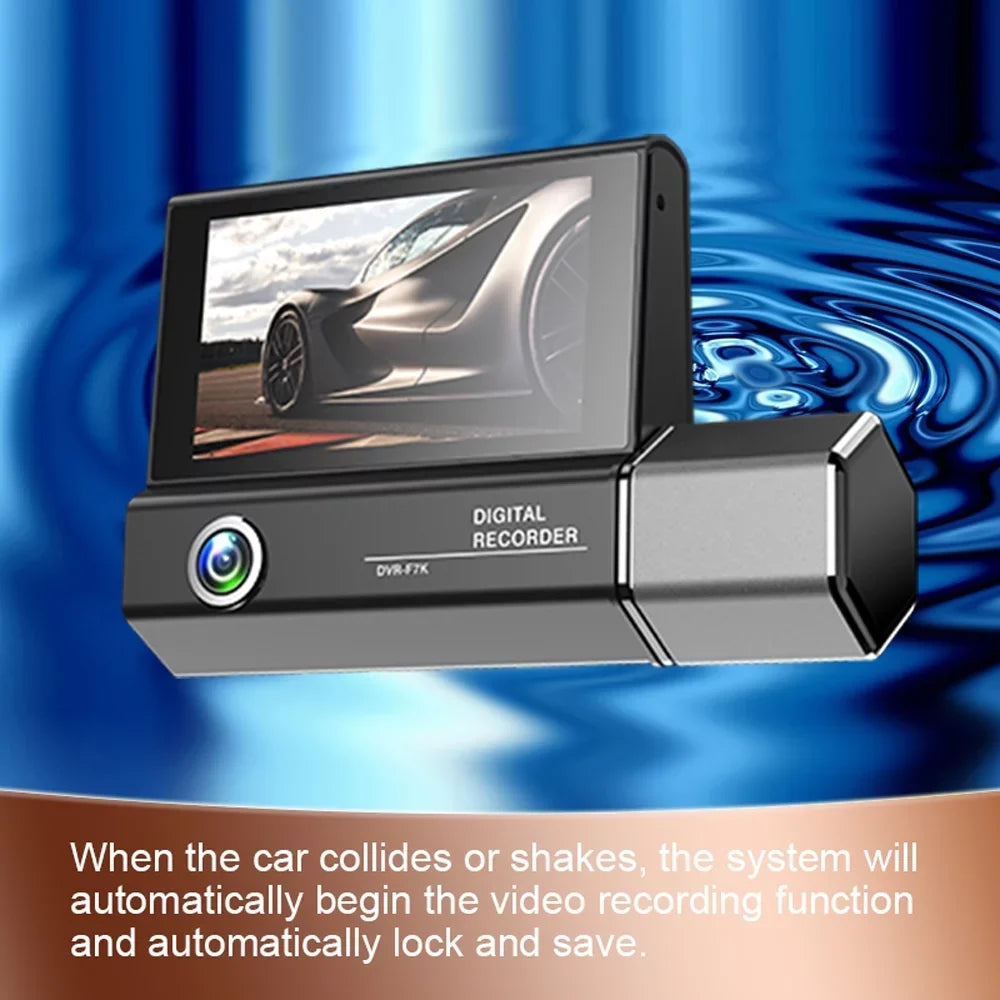 Mirror Auto Driving Car Docooler Car Car Recording 3 Dash Clear Rearview Recorder 4in Cameras Video Safety Recorder Camcorder Camera Cam