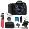 Kit 80D Lens Canon + DSLR EOS with Essentials Expo 18-55mm Camera 64GB