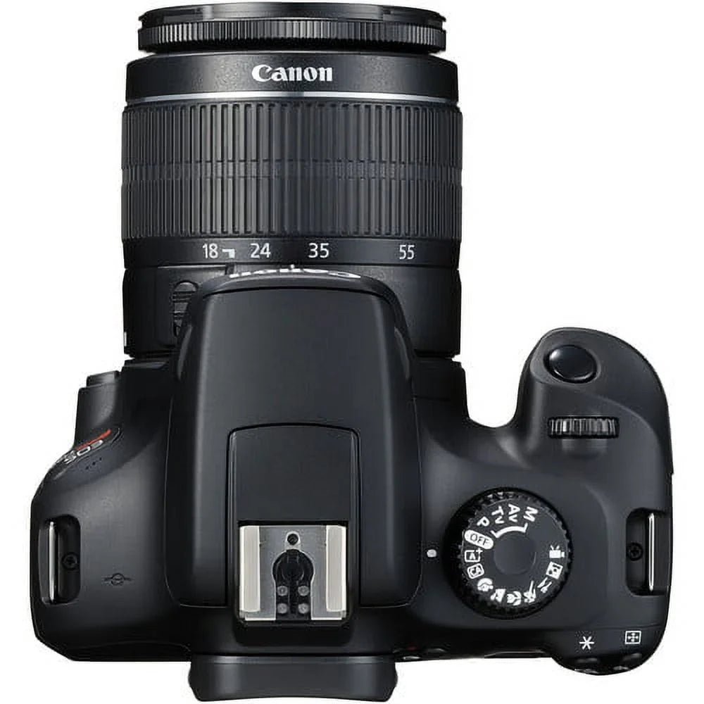 F/3.5-5.6 Telephoto EOS Zoom DSLR Cards Zoom w/Canon EF-S lens+case+128Memory (24PC) Camera Lens+420-800mm 18-55mm T100/4000D Canon HD Rebel