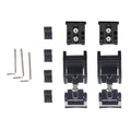 Catch Vehicle Black of Front Increased 2 Set - 07-18 Latch Jeep Jahy2Tech Wrangler Protection for JK Lock Hood