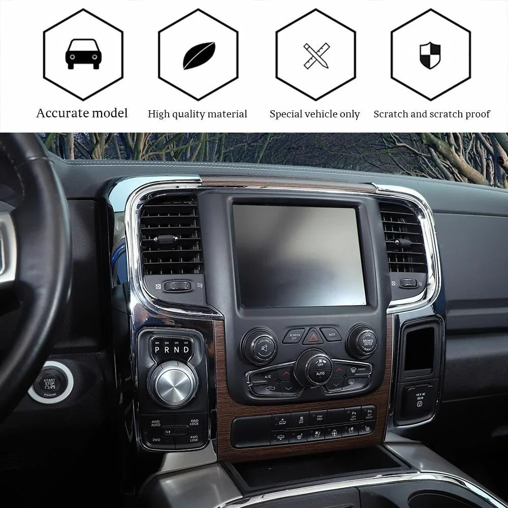 Console Side Navigation Chrome Center Teledu Panel Trim Cover