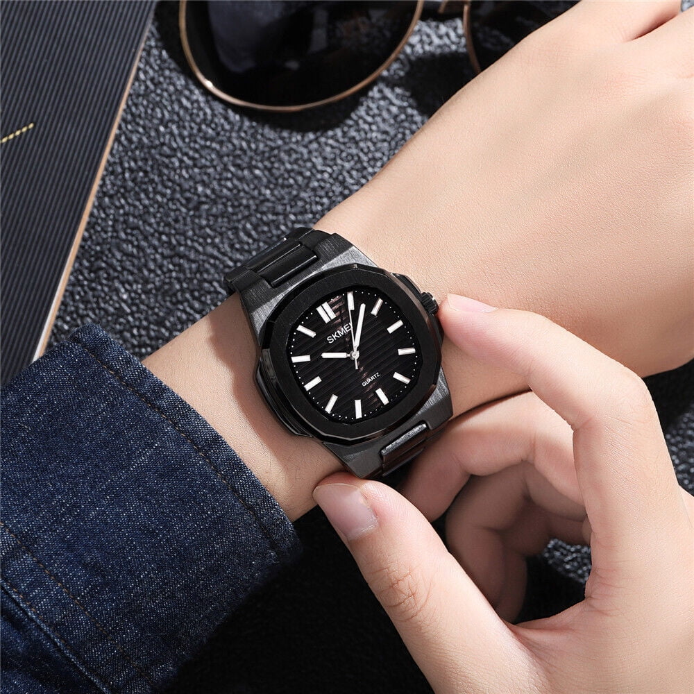 Steel Male Gold Watch Business Luxury Gift For Wristwatch Men Quartz