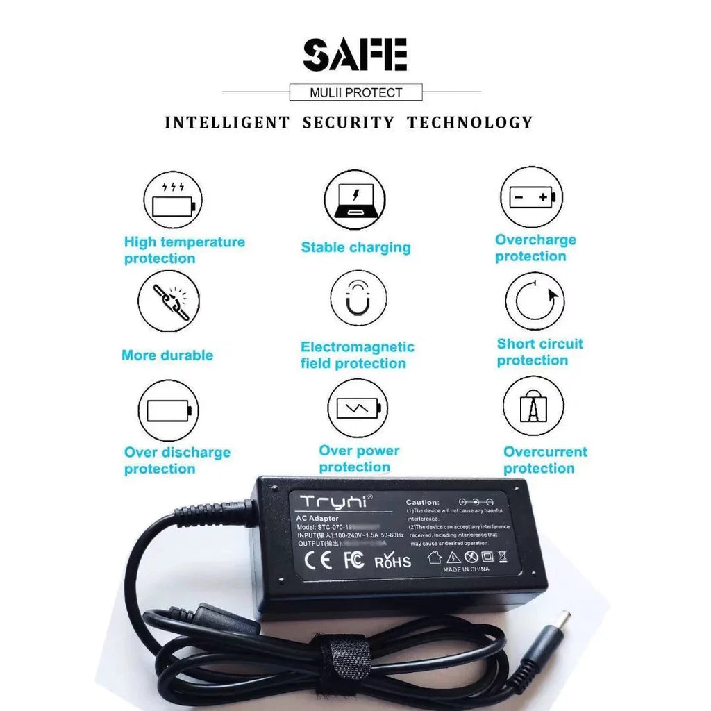 Supply 4440s 6535b Notebook 4436s 6710b 6565b Cord 4441s 5320m 609947-001 Adapter 4740s 8510w ProBook Charger for Laptop 6531s Power AC 6440b 4445s New 6570b 6710s 4730s 5310m HP