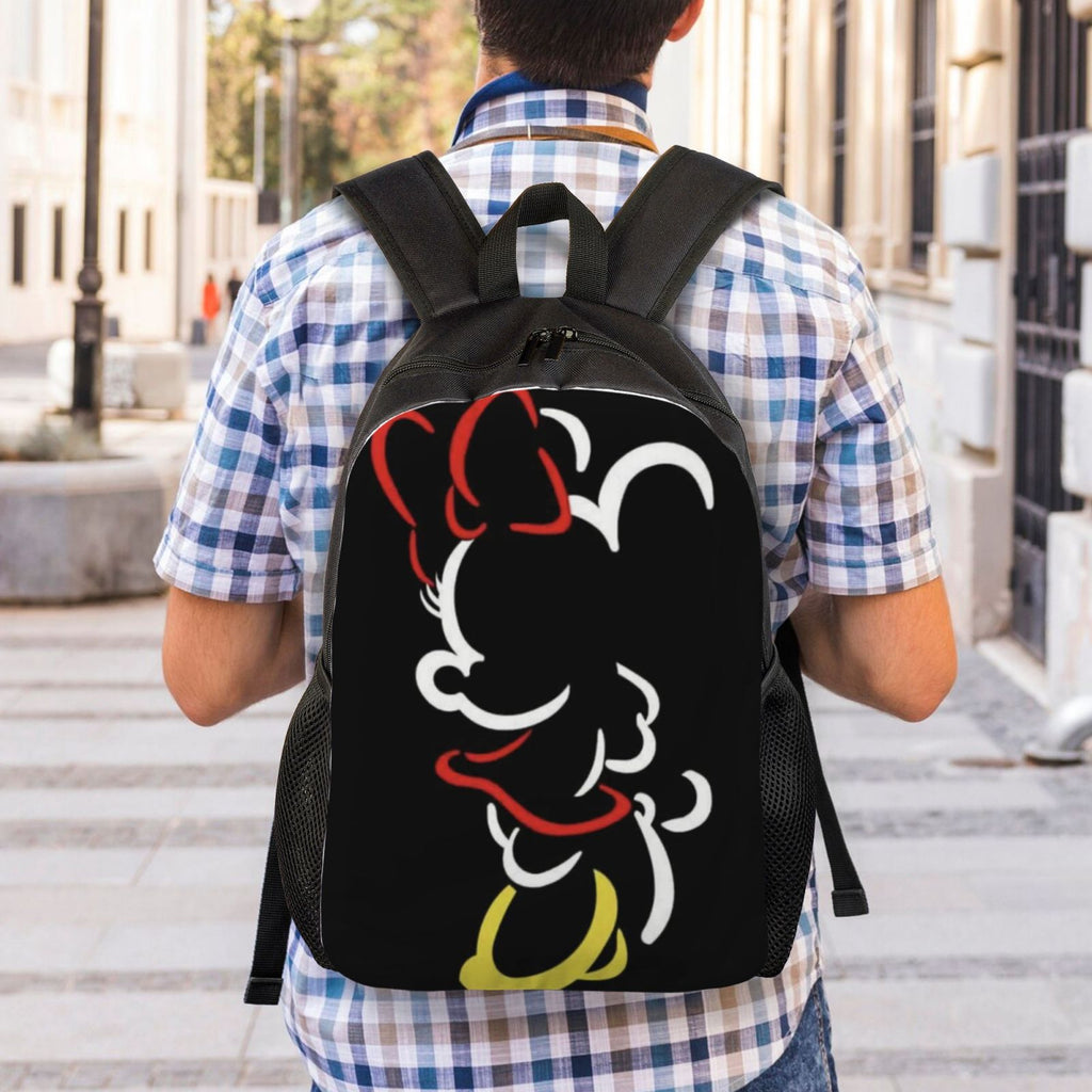 Cartoon Minnie Multipurpose 3D Anime Backpacks Backpack Casual Printed Bags Daypacks Travel