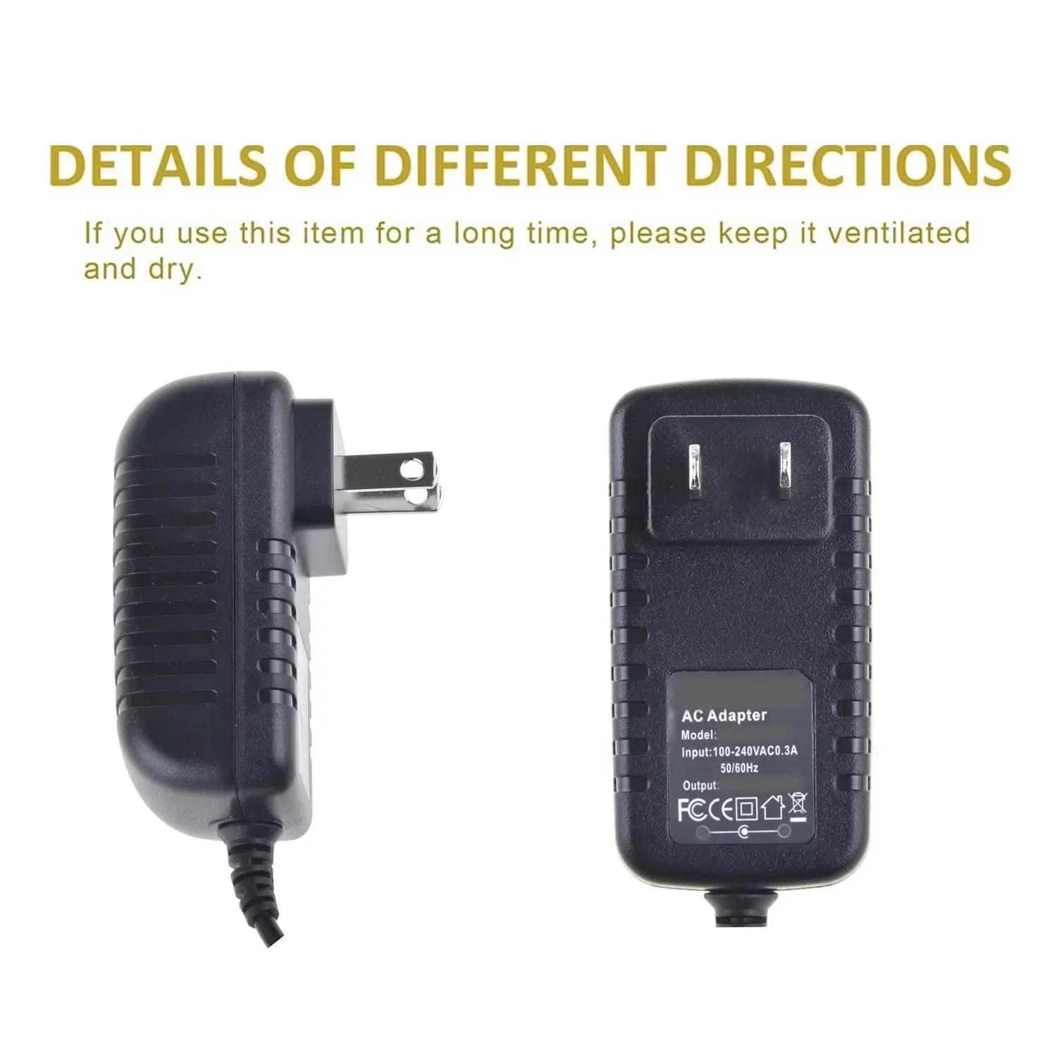 For DC Supply Compact / Cord Field FR2LE Cable AC FR-2 FR2 PSU Recorder Power Mains Mixer CJP-Geek Flash Adapter Charger FR2-LE Fostex
