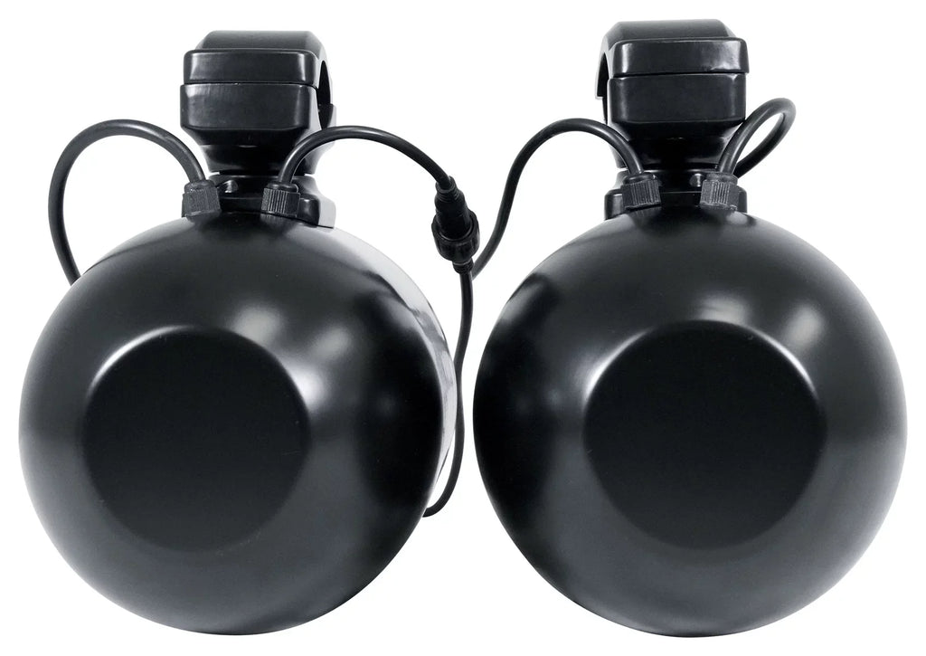 Audio RNGR65FE Pair For Ranger Polaris 2018+ Speakers+Amp Tower Memphis Pods+LED