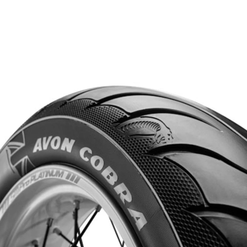for MT90B-16 Wall Motorcycle Front Chrome Speedmaster Tire (74H) Cobra 2018-2019 1200 Avon AV91 Triumph Black