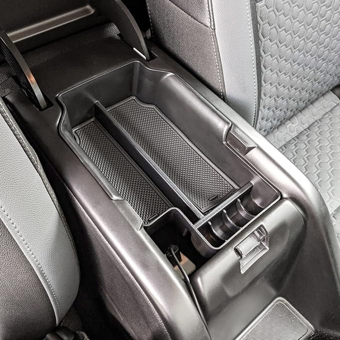 Armrest EDBETOS 2022 with 2021 Organizer Center Box, Chevy Black Glove Compatible Console 2020 Tray 2017 2018 GMC Canyon 2016 Colorado Accessories Secondary Storage 2019 2015
