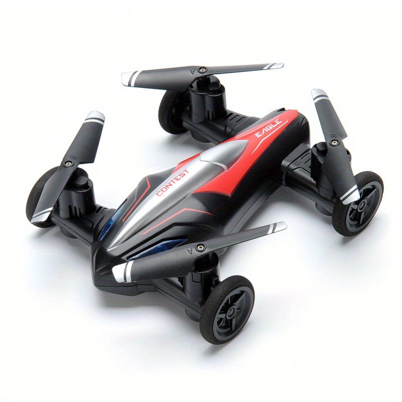 RC And Low-speed Height Unmanned Switch Stable Air Toy For Intelligent And High-speed Flight, Gift Drone Toys Setting, Dual-use Drone Car Land Four-axis