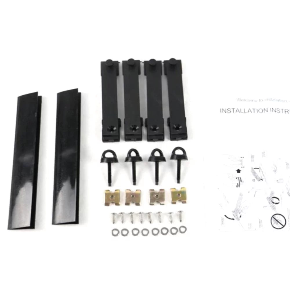 Roof For Aluminum Police Explorer Bar 2Pc Rack Ford Utility Black Interceptor