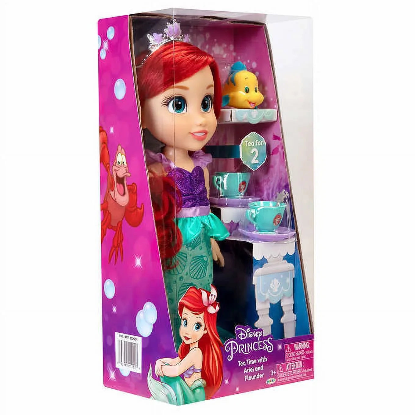 Ith And Doll Tea Ariel Disney W Princess Flounder Time