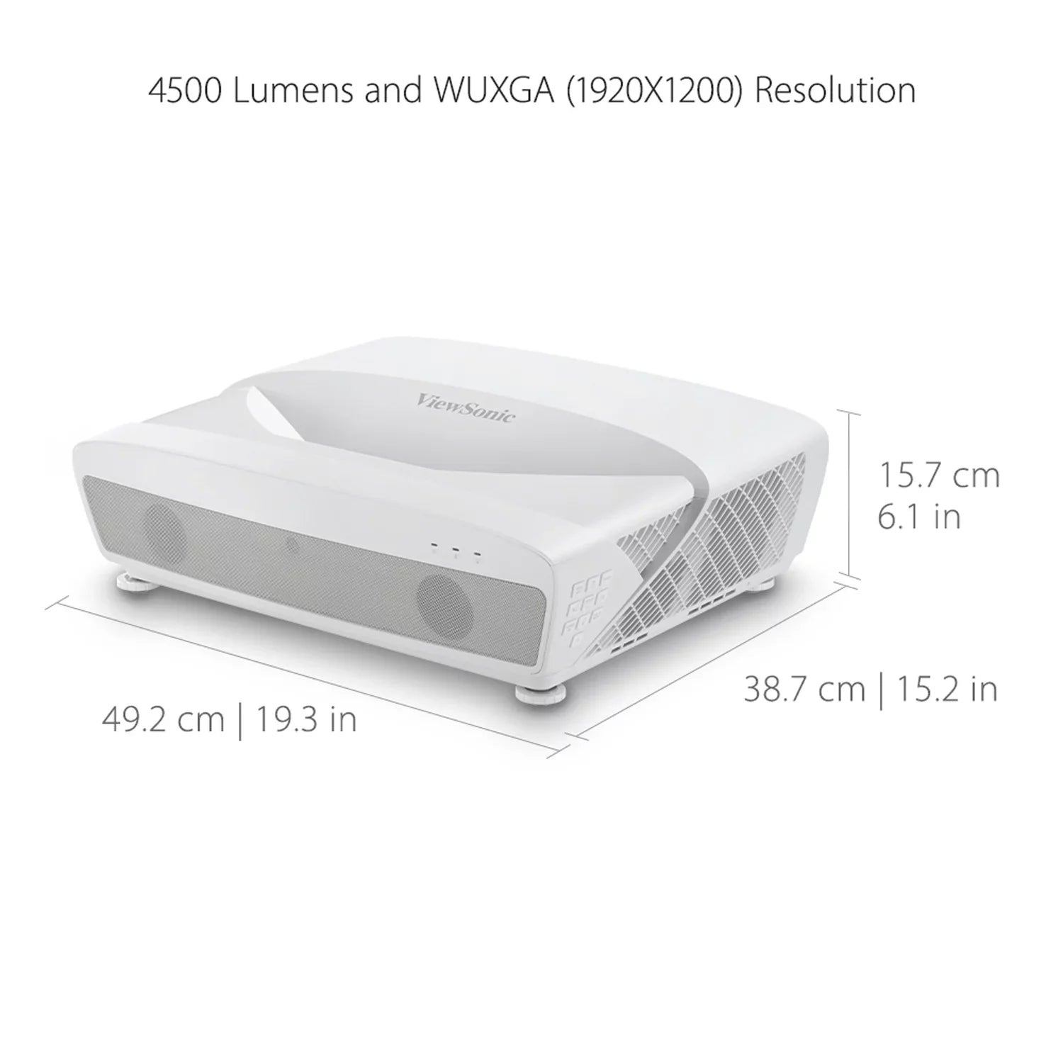 LS831WU HV Education with Ultra Settings and Adjustment for Corner Short Keystoning, 4 Throw WUXGA Lumens 4500 Projector Business ViewSonic and