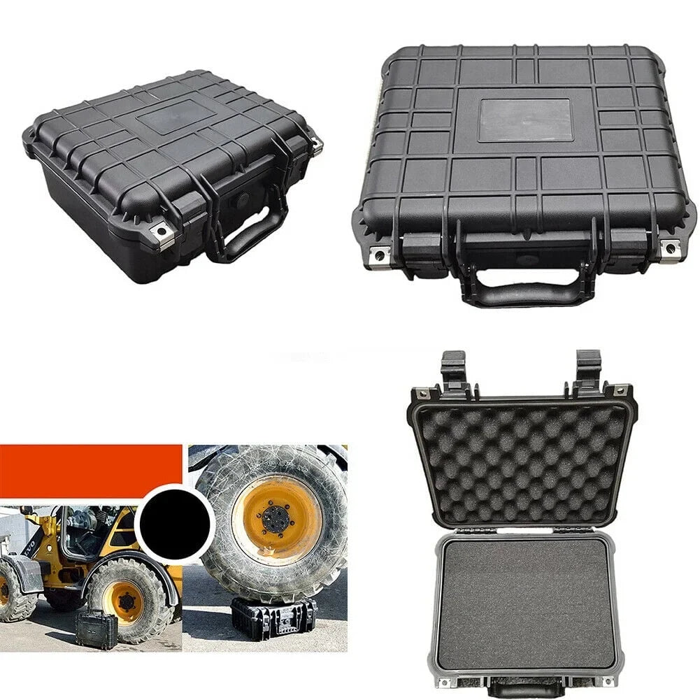 TSA with Waterproof Case Shell 14" Black US Standards Foam Case Hard Camera
