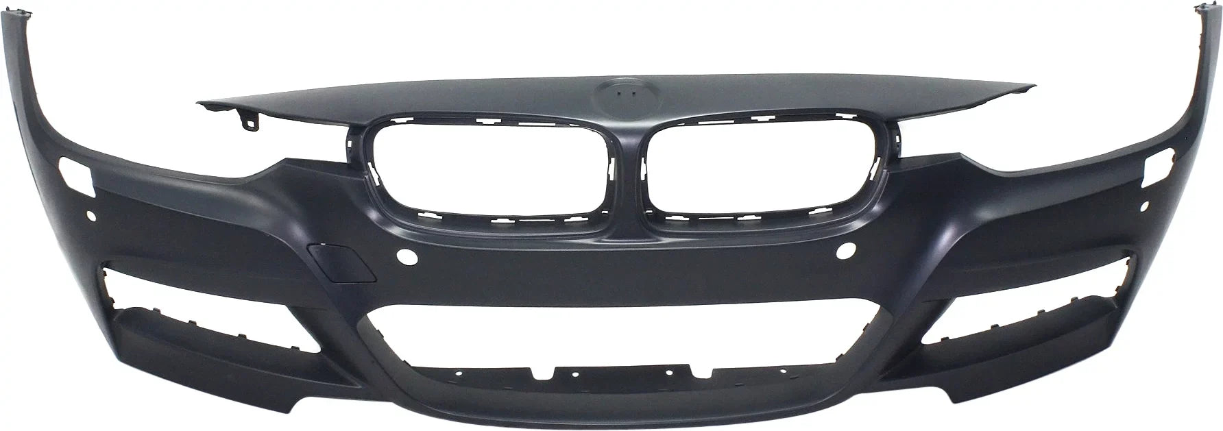 2013-2018 For HLW/PDC COVER 3-SERIES Sensor BUMPER Line BMW Sport M Front Sedan/Wagon Primed with Holes/IPAS/Camera with Compatible