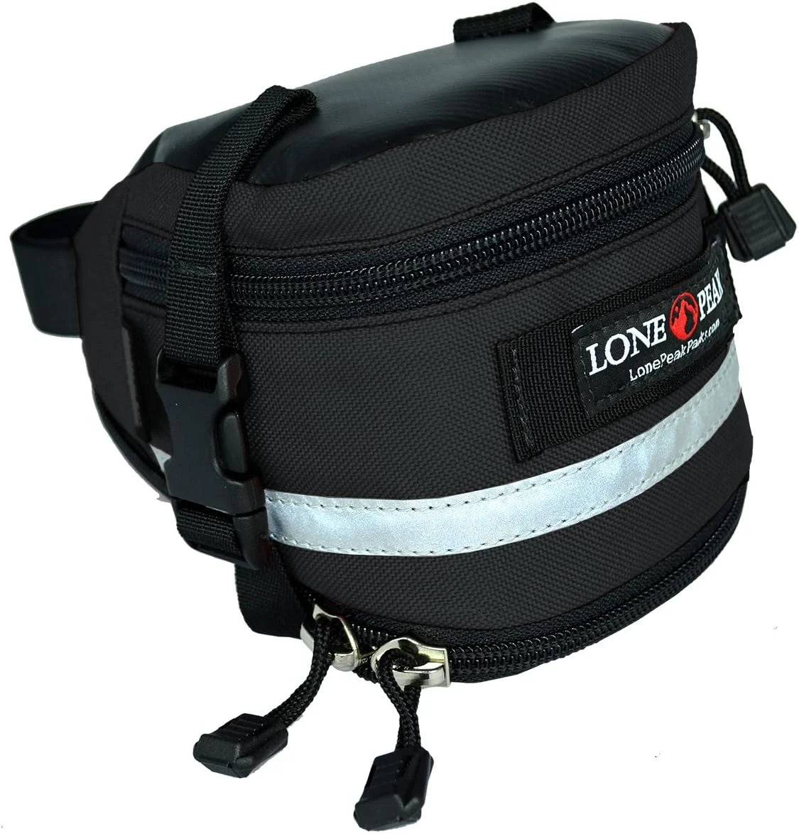 Bicycle Expandable Lone Black Seat Peak Deluxe Bag