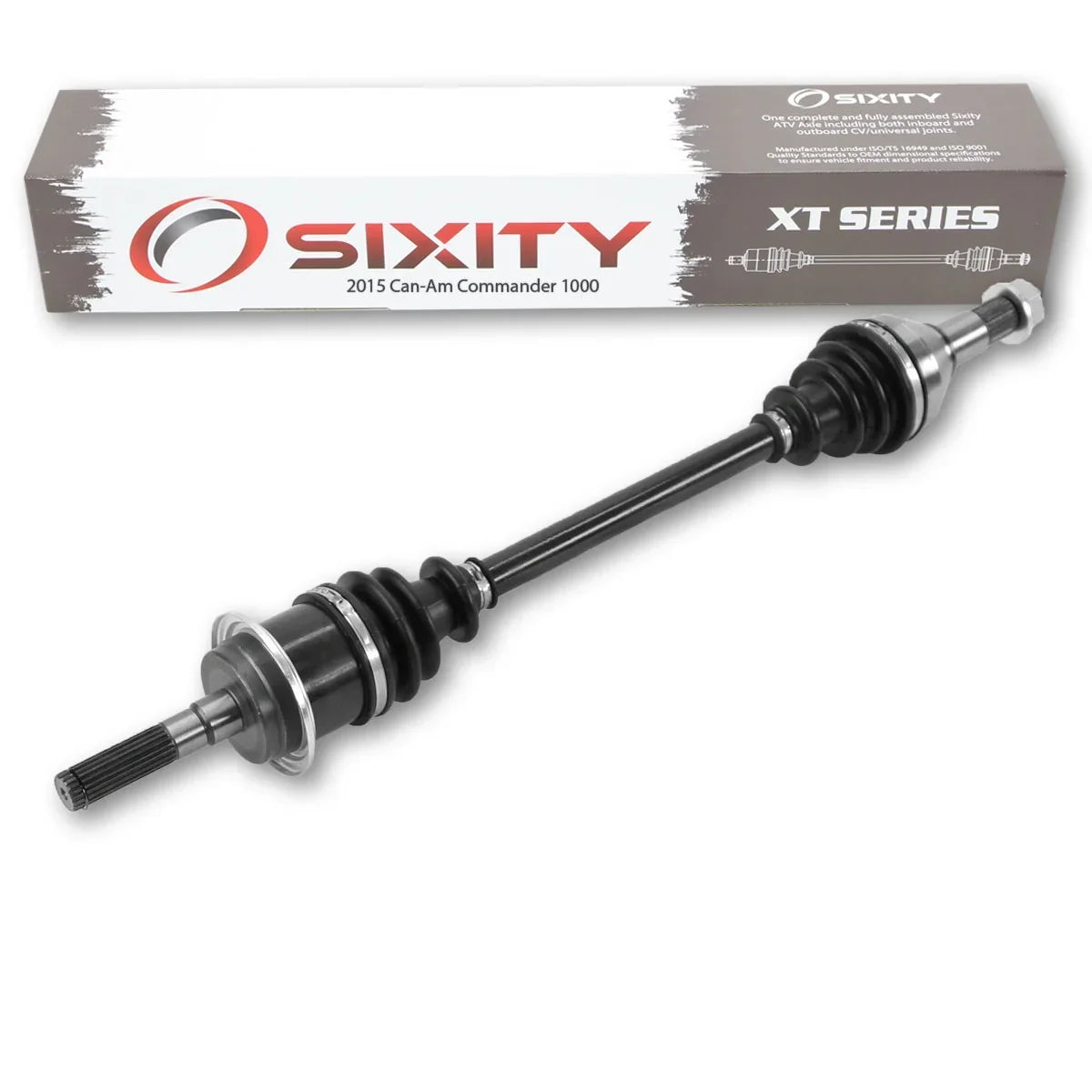 '- 1000 Right with 1000 Can-Am Sixity compatible MAX Front Axle DPS XT Commander 2015 4X4 XT