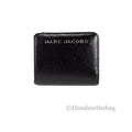 Card Pouch Mini Coin Wallet Jacobs Compact Black Marc Leather Crossgrain