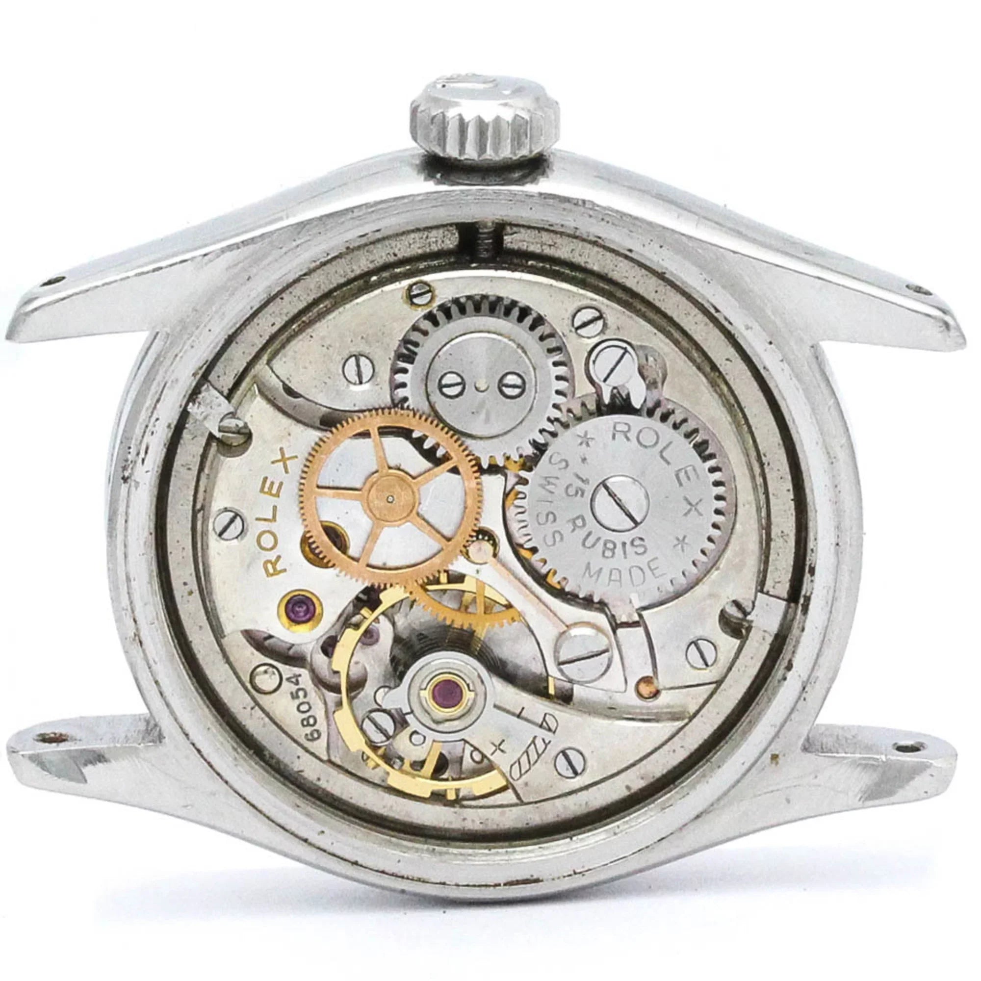 ROLEX Mens Oyster (Fair) Hand-Winding Watch 6244 Steel Royal Stainless Vintage BF560574 Pre-Owned