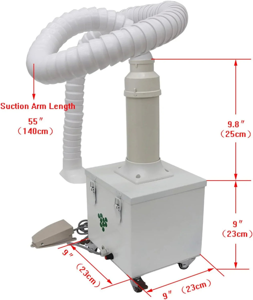 Extractor Welding Dry 12V Welding Switch Fume with Smoke Smoke Purifier Foot Purifier Portable