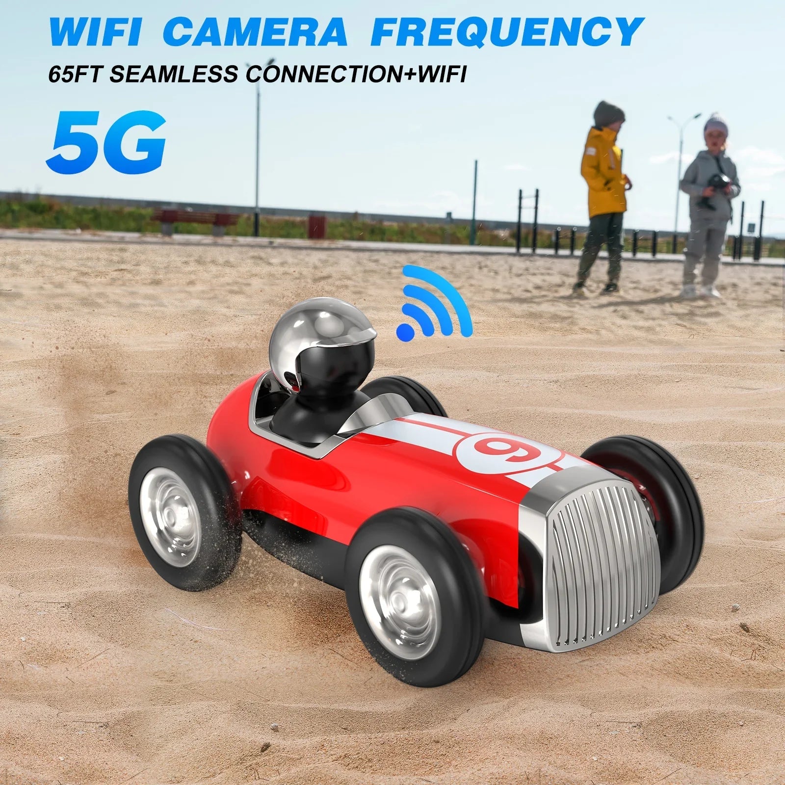 Kids Gifts, Fast Mode Trucks Girls Stunt Control Boys 2 RC 2.4GHz for RC for Car Toys Car with Wireless Remote Speed AUOSHI RC Bluetooth Music Car Red Speaker