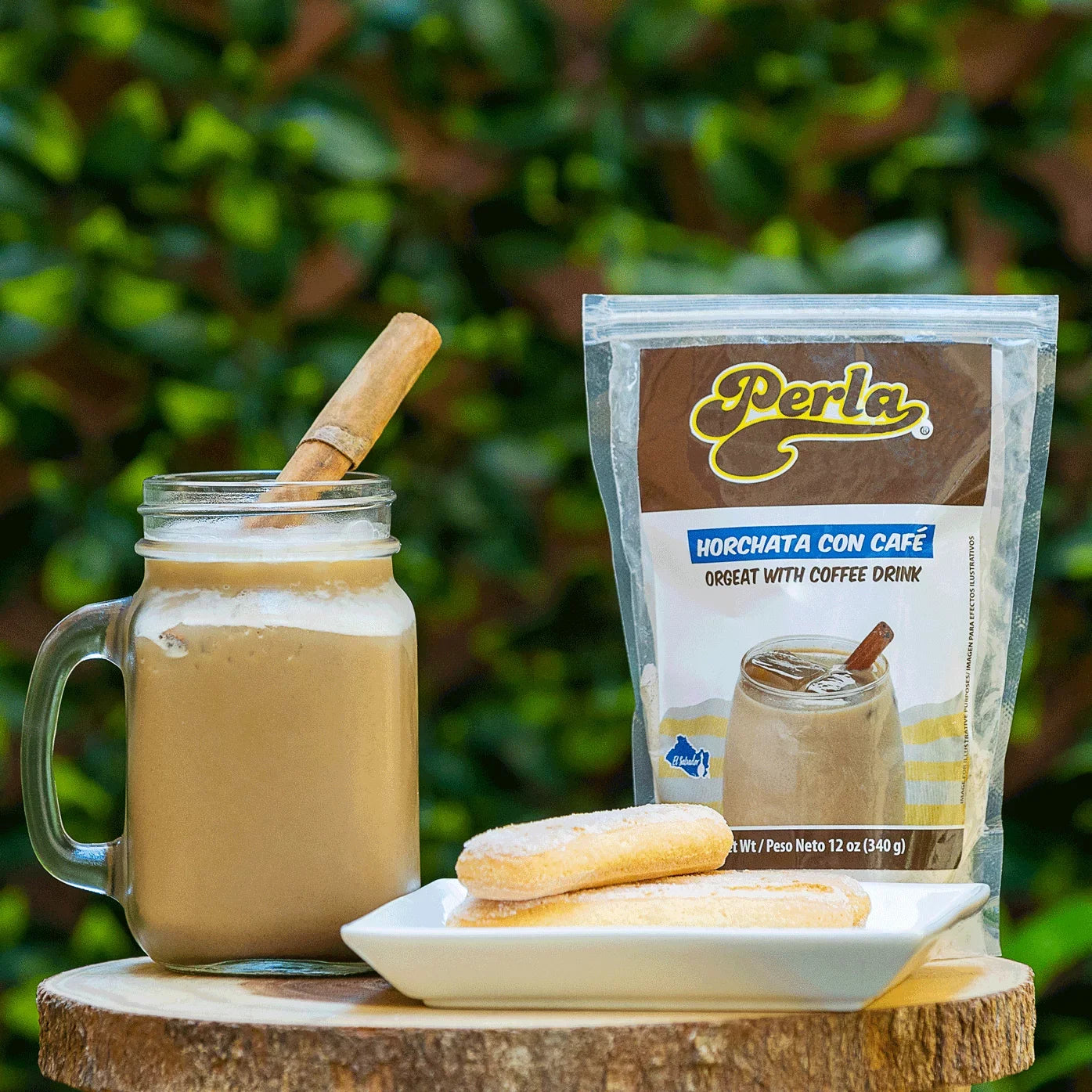 each) oz Salvadorena Horchata Drink) 20 (Orgeat con of Cafe with Case Perla Coffee (12