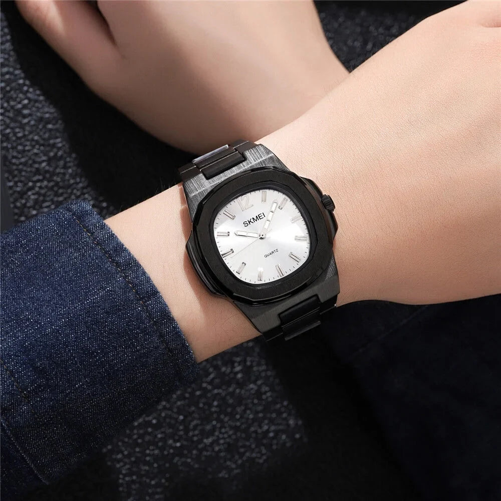 Steel Male Gold Watch Business Luxury Gift For Wristwatch Men Quartz
