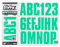 PWC Kit 3" Alpha-Numeric STIFFIE Boats Identification Uniline Custom SeaFoam Watercraft Numbers Marine Green for & Stickers Decals Registration Letters Personal &