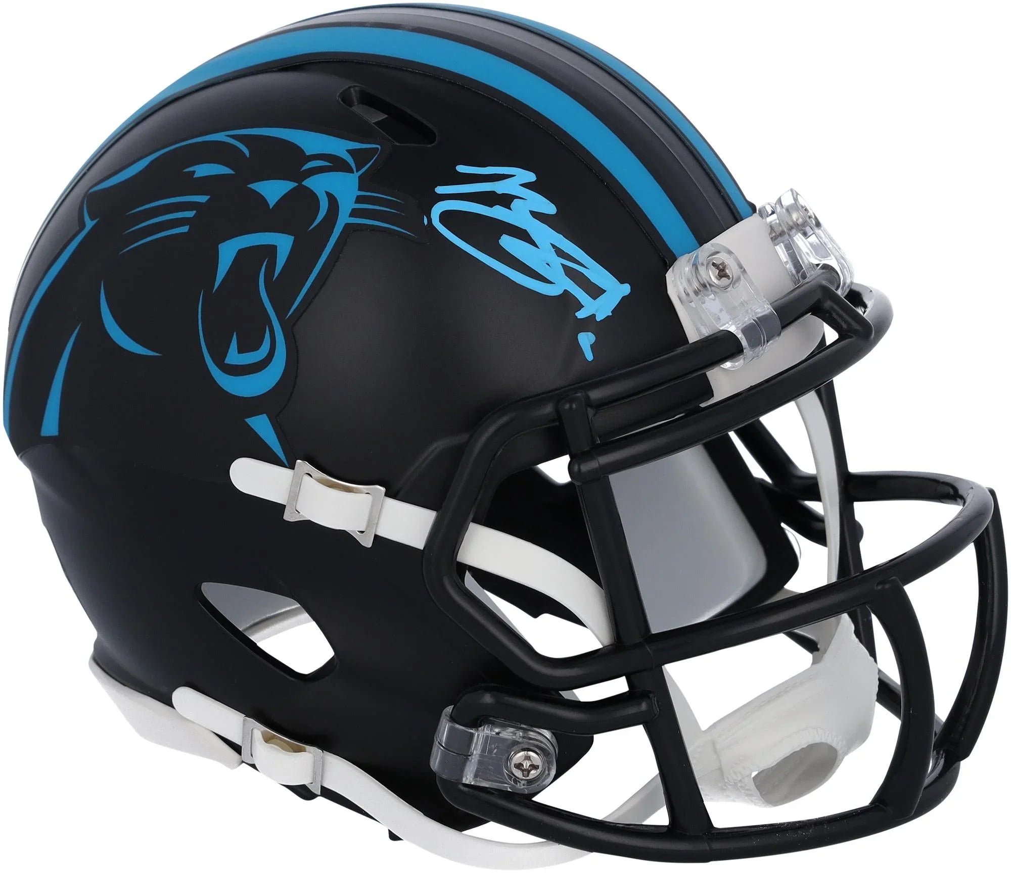 Certified Alternate Speed - Riddell Young Mini Autographed Bryce Helmet Authentic 2022 Fanatics Carolina Panthers