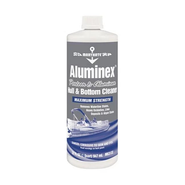 32 Hull Aluminum MK3132 Aluminex & Strength Maximum Pontoon - oz Cleaner Bottom