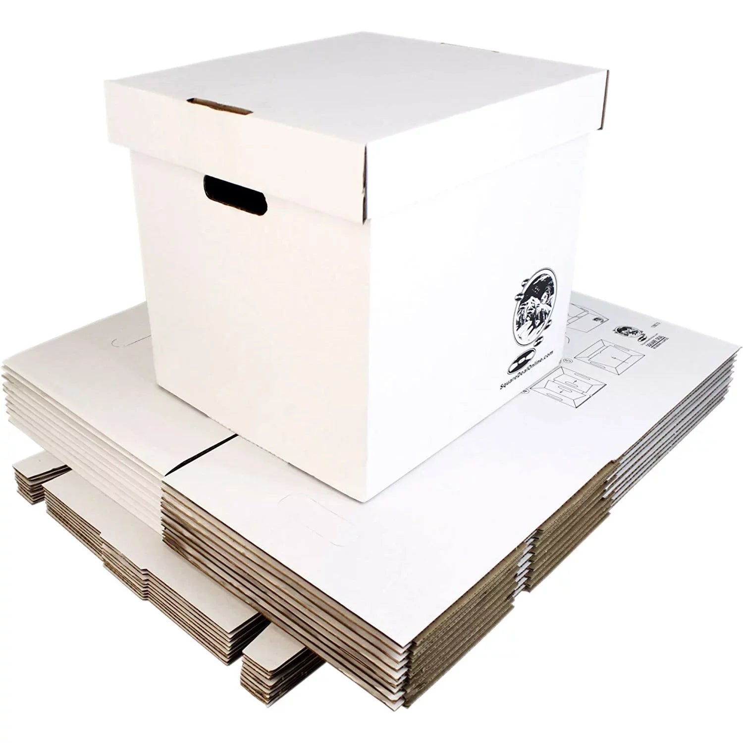 with Record - Records - - to Set or Vinyl of Discs Laser up Storage 10 Sturdy 90 Removable Cardboard 12" Lid #12BC13 Holds Box Boxes
