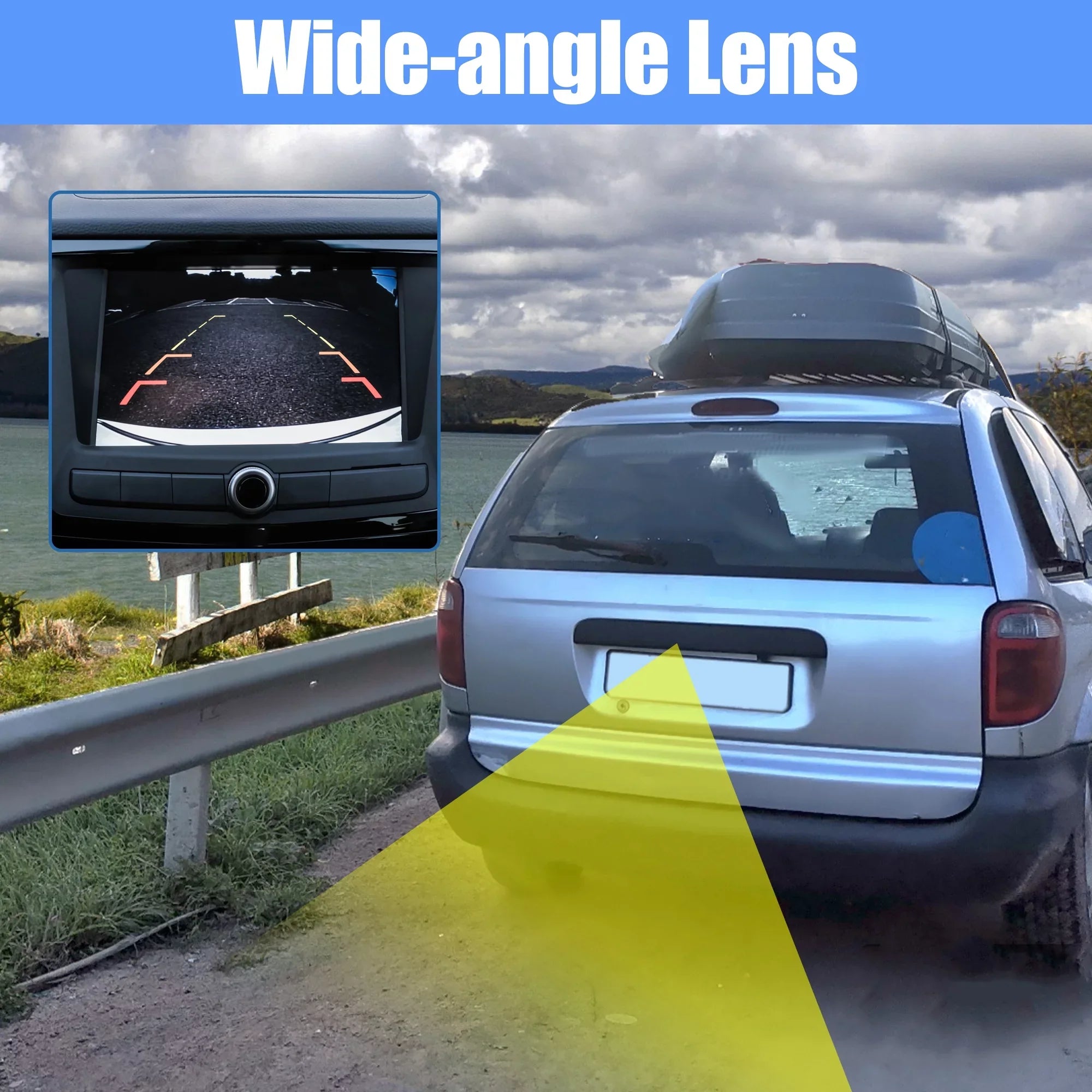 Unique Bargains View Camera for Parking Grand Reversing 2011-2020 No.4672639AA Rear Dodge Caravan Backup