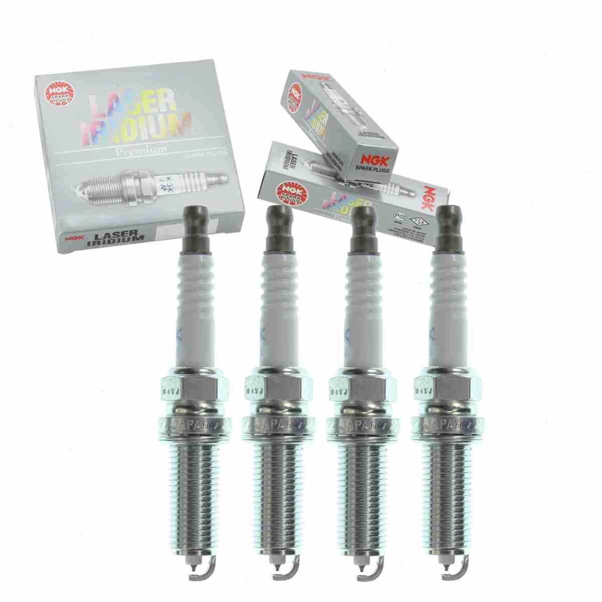 NGK H4 4 Plugs 2.0L Subaru Iridium with Laser pc Spark WRX 2015-2020 compatible