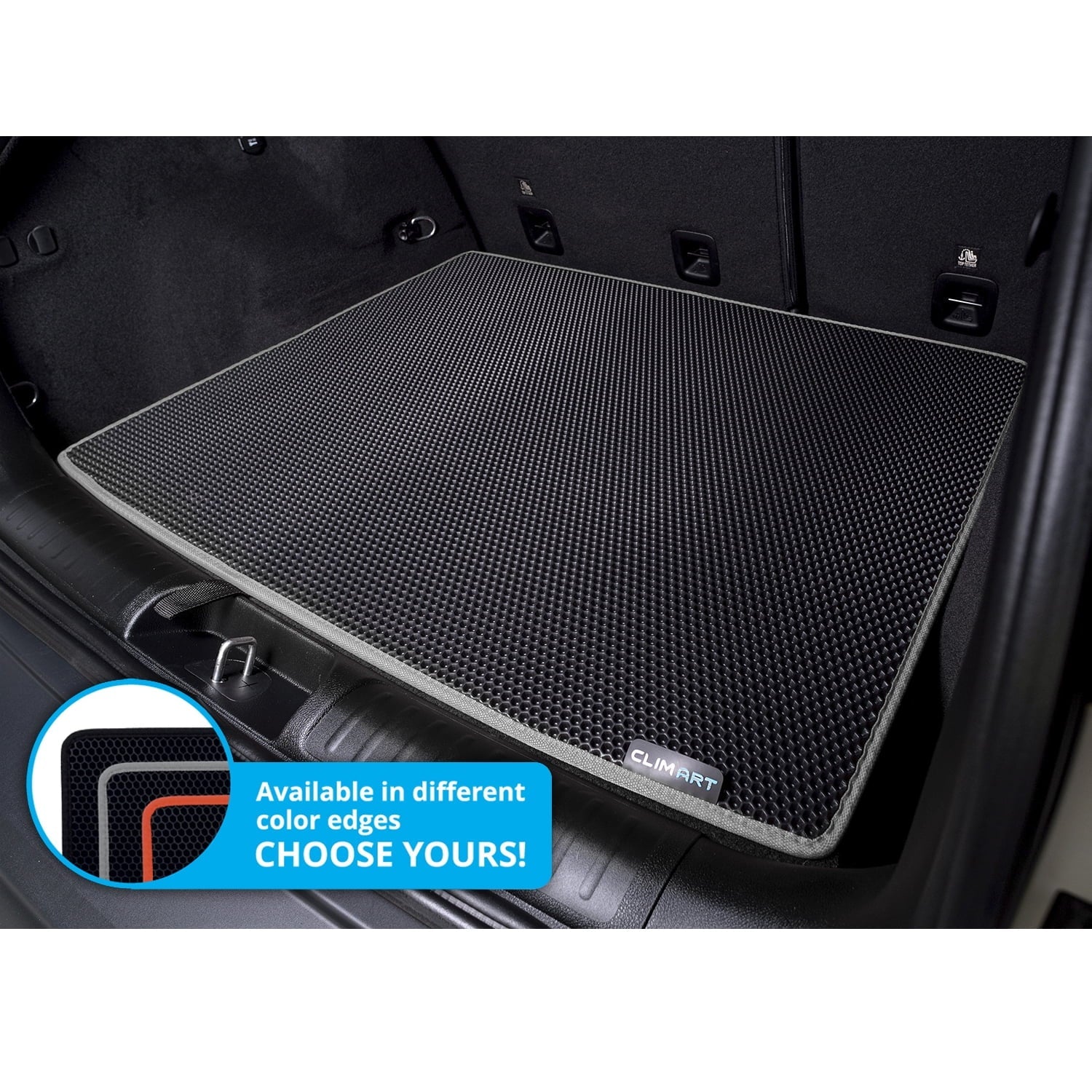 CLIM FL04114031 All-Climate, - Luggage Trunk Technology & Cargo Custom - Honeycomb Fit ART Heavy Cargo Cherokee Liner, Dirtproof Anti-Slip Liner Mat, 2018-2023 for with Jeep Duty, Waterproof