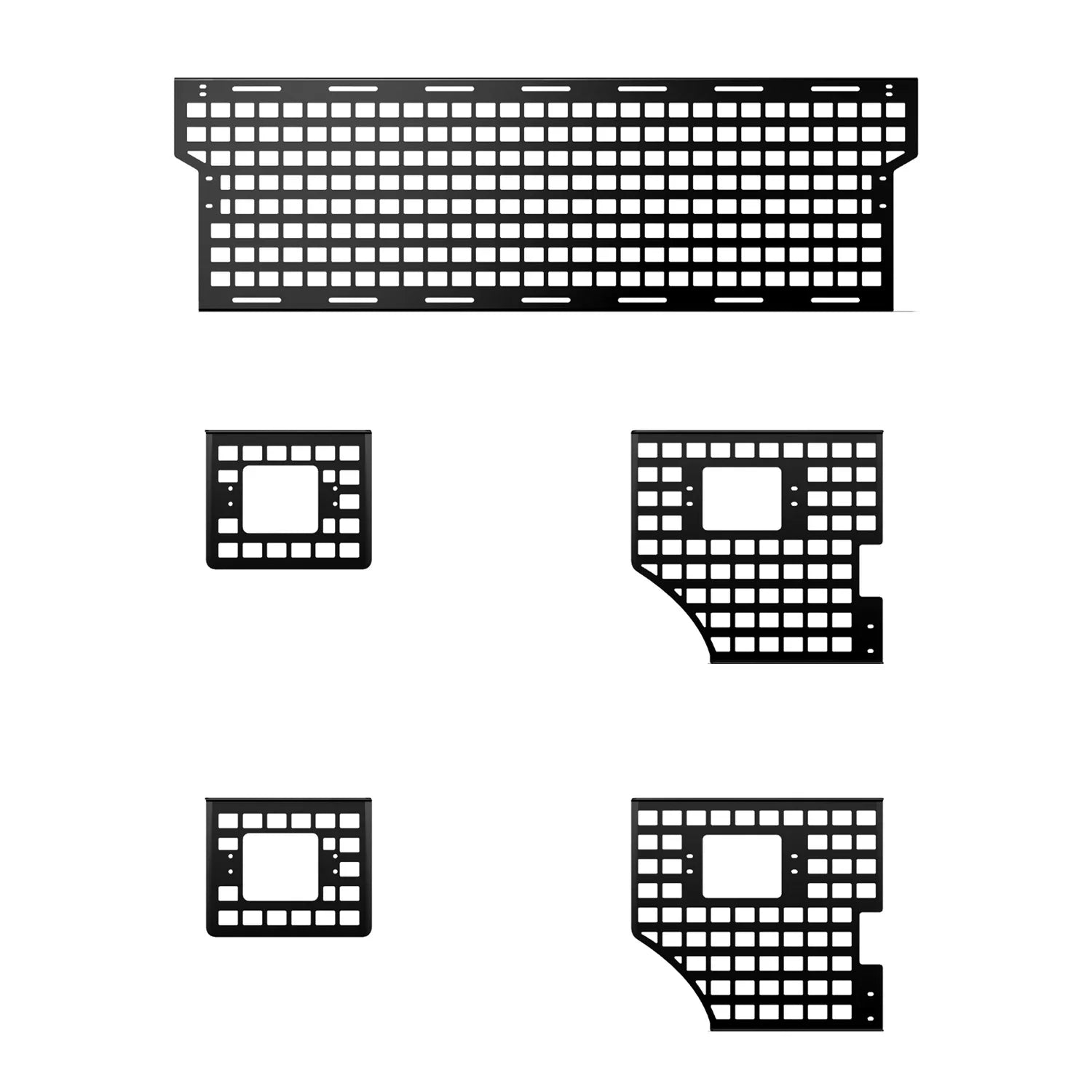 FORD F-150 Ford F150 2016-2018 select: SUPERCREW, Molle Truck Bed Fits Putco FORD Panel 195102 2019 F150 Fits