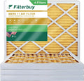 MERV Filters Pleated AC Furnace Air 12x18x2 11 (4-Pack) Filterbuy HVAC