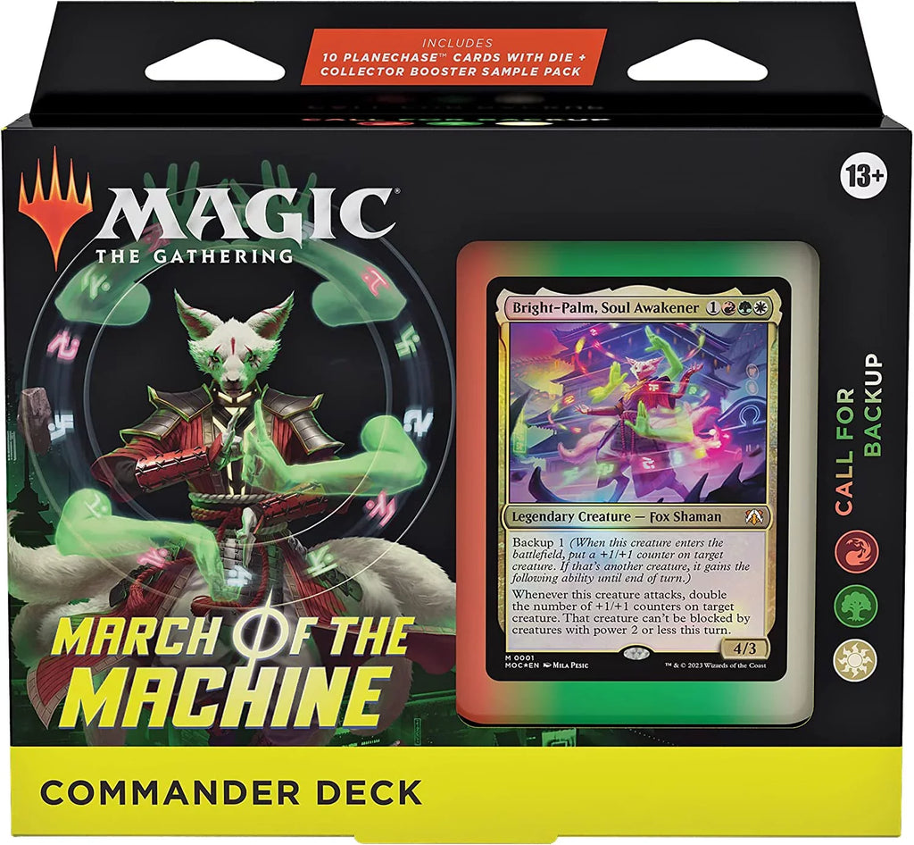 The March Pack of Commander Sample Magic: Backup Call Booster Machine the For + Collector Deck Gathering