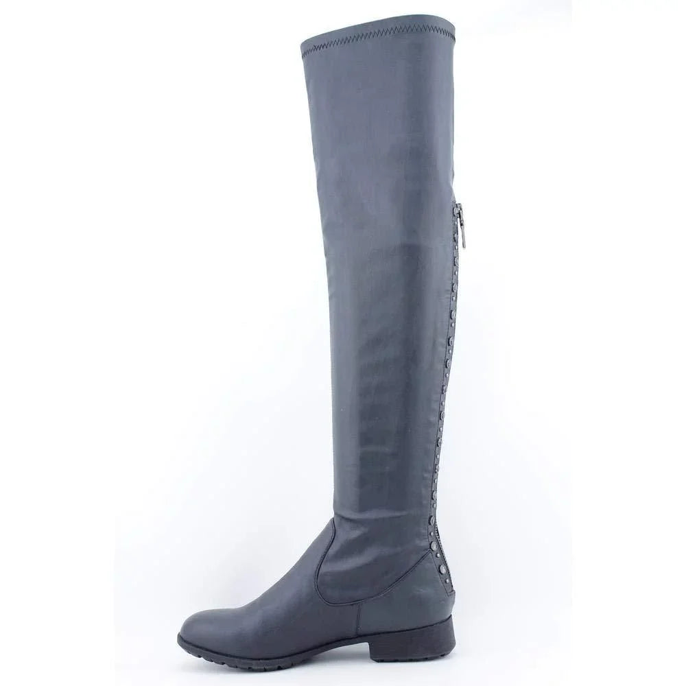 Over Van Kathy Black the 6 Womens Knee Gia Size Boots Fashion Zeeland