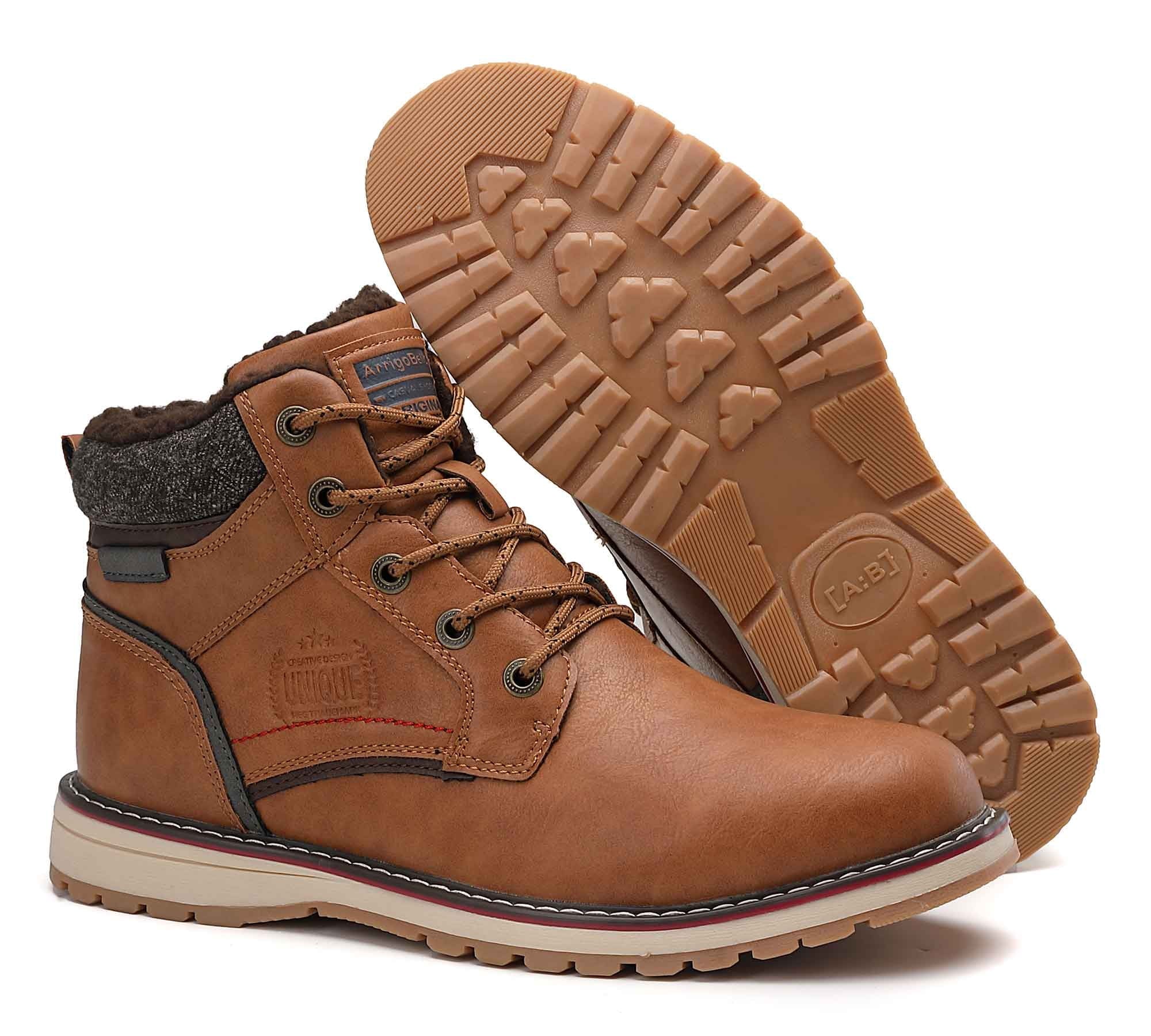 Brown Hiking 7 BELLO Snow Men's Snow Winter Outdoor Boots ARRIGO Light Boots