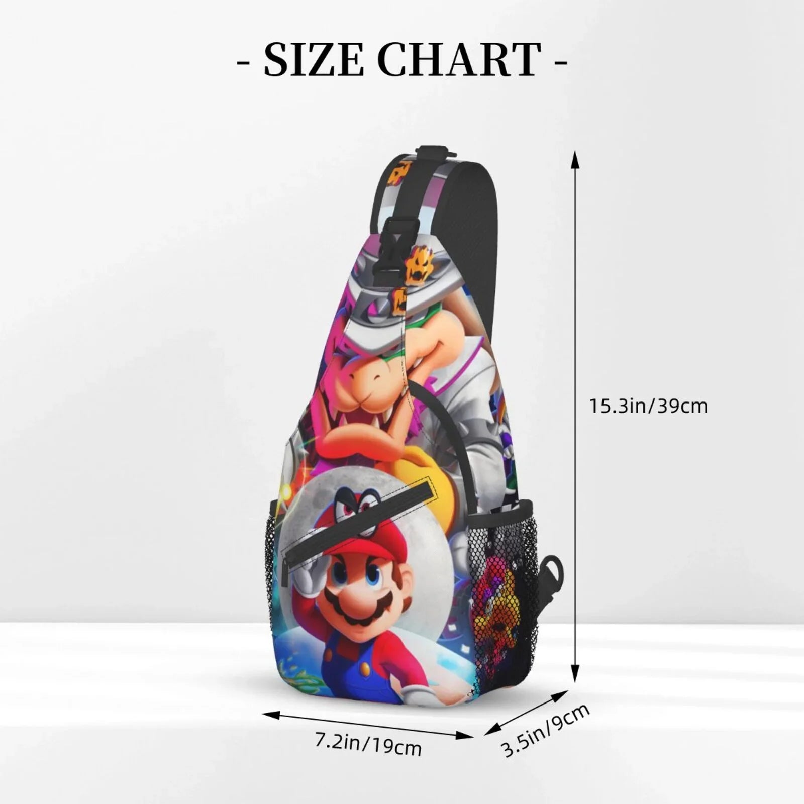 Sling Bag Mario Crossbody Chest Bags Odyssey Daypack Travel Unisex For Hiking Gifts Shoulder Women Backpack Men Super