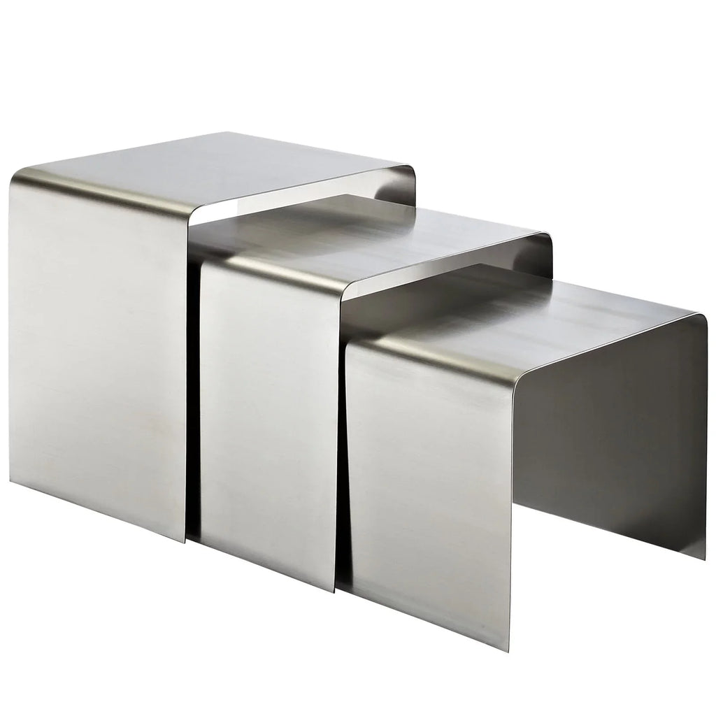 Rush Modway Silver in Nesting Table