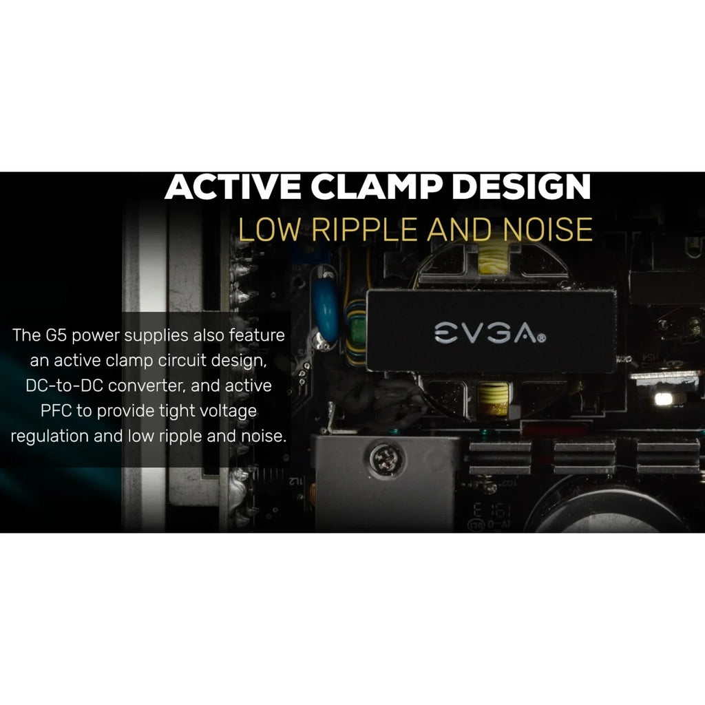 Eco Mode EVGA Includes 80 Power 10 Warranty, Gold ON 650 Fan, Size, 650W, 150mm Plus Tester, Fully G5, Compact FDB Year Modular, SuperNOVA with Power Supply Self 220-G5-0650-X1