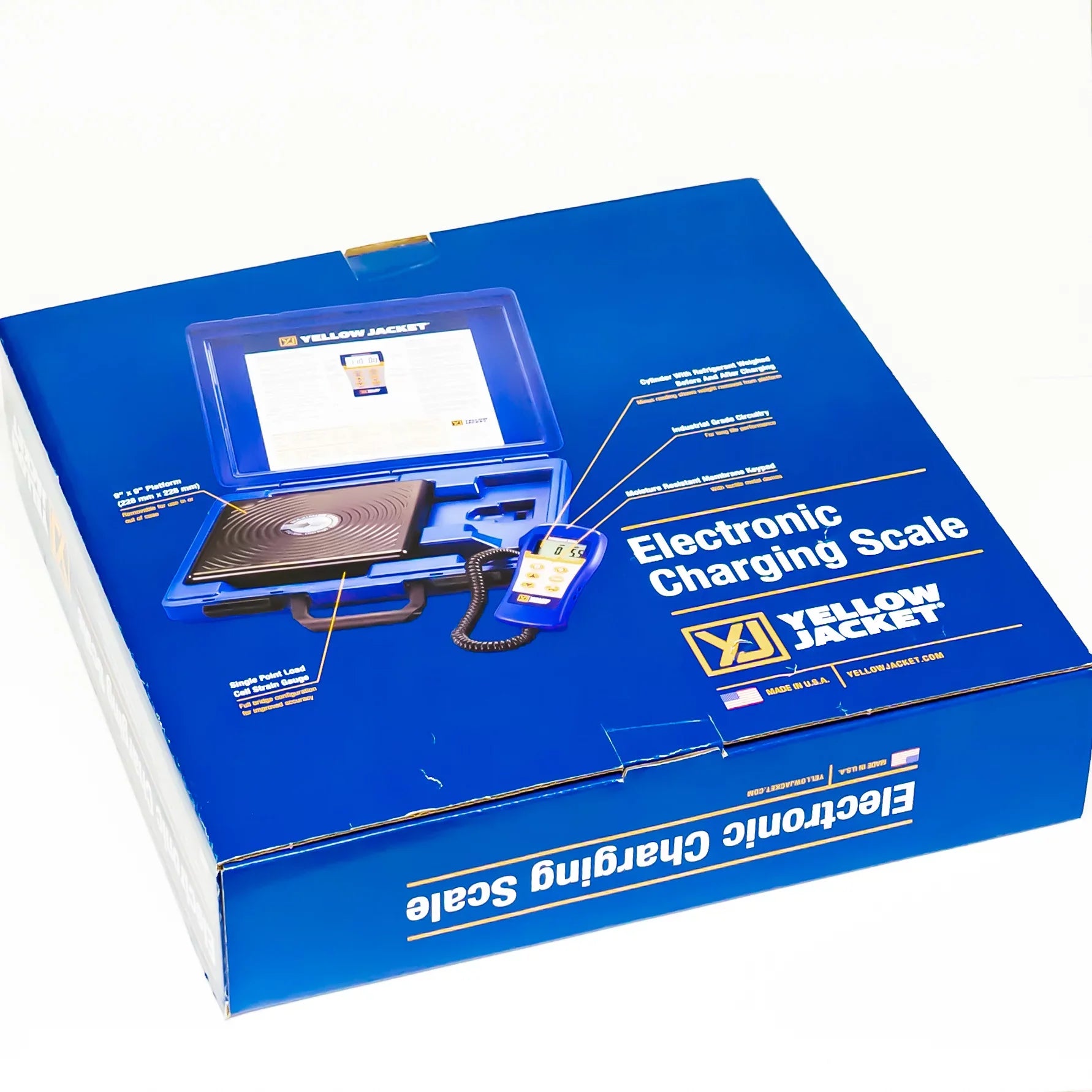 Jacket Refrigerant Scale,Electronic,110 Yellow 68802 lb