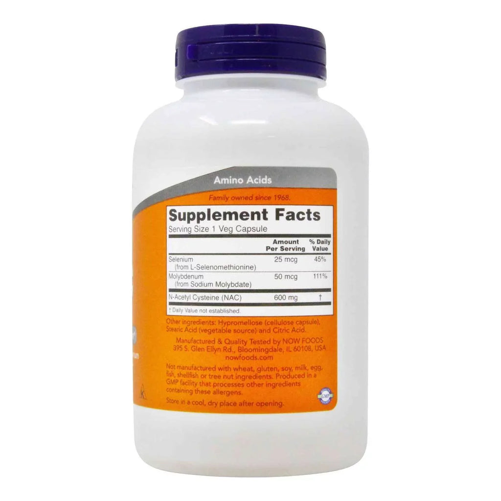 Nac 600 Mg - Capsules Veg Foods Now 250
