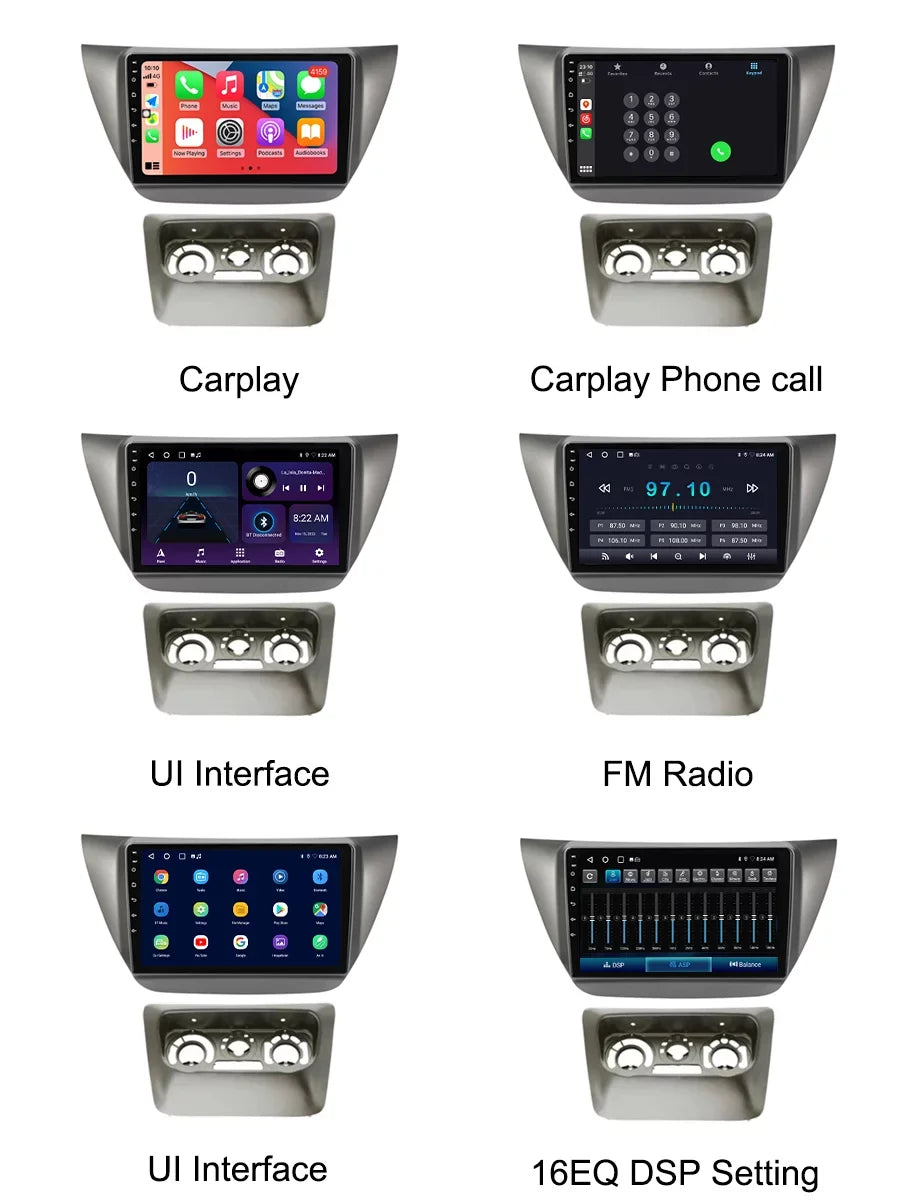 GPS - Android 2000 CS Lancer Bluetooth Mitsubishi Stereo Navi Auto With 9 2010 Android Car Carplay Screen For Radio