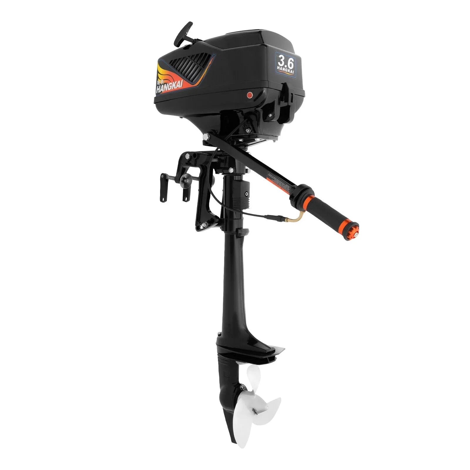 Fishing CDI Outboard Stroke Cooling HP Boat Water Engine 3.6 Outboard HANGKAI Motor 90cm/35.4in Boat 2 Motor